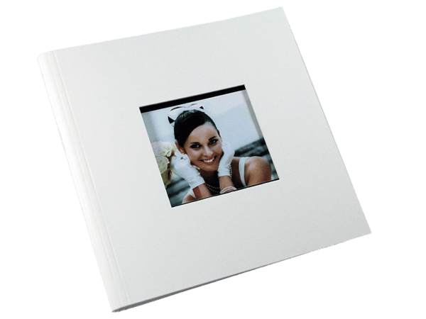 PhotoBook 20x20 - cover texture with window 10x10