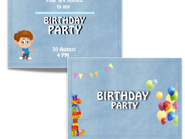 Invitation card - Boy - I2