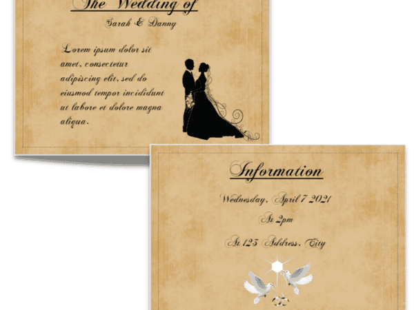 Invitation card - Wedding -I4